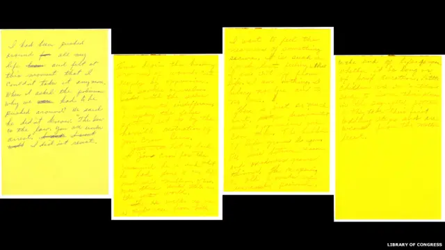 Rosa Parks Papers, Librería del Congreso, Washington DC.