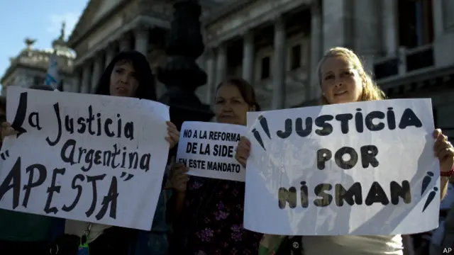 Protesta para pedir justicia por Nisman