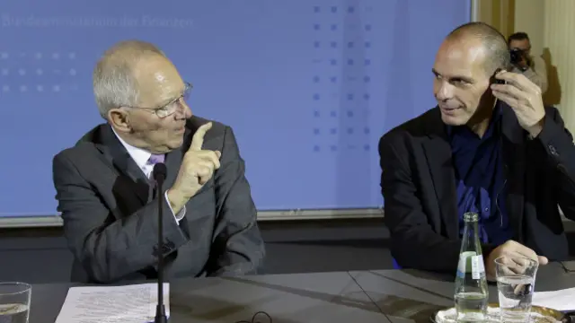 Schaeuble ve Varufakis