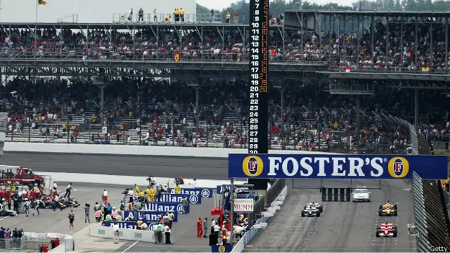 Sólo seis vehículos participaron en el Gran Premio de Indianápolis en 2005.