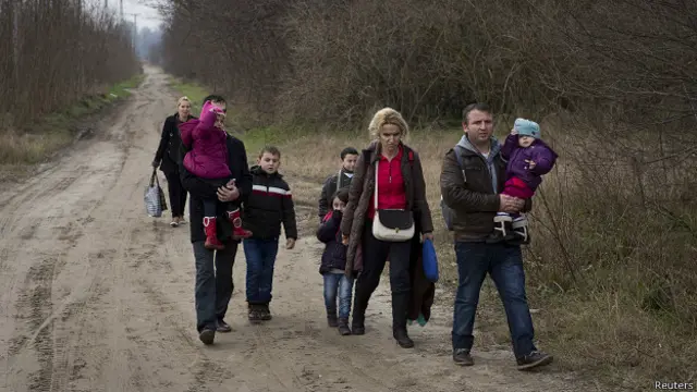 Семья мигрантов