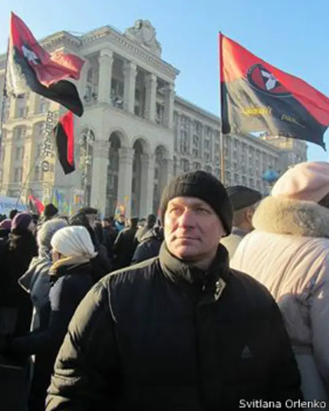 Віктор Орленко на Майдані Незалежності