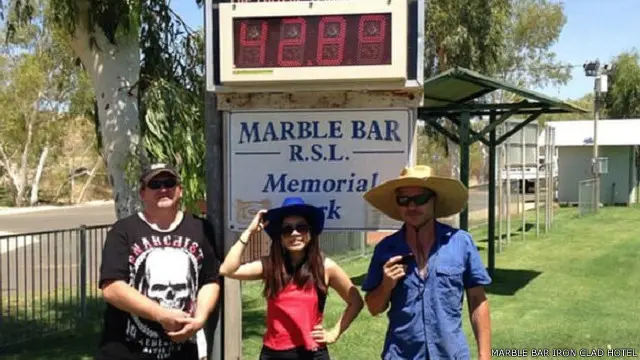 سكان ماربل بار غربي أستراليا عانوا من موجة حرارة صغيرة الشهر الماضي