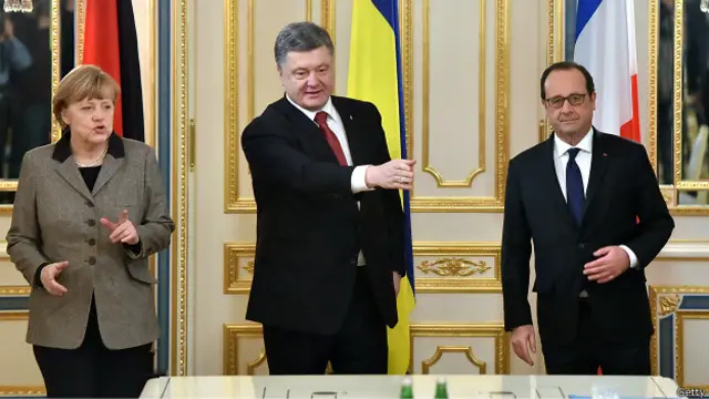 Порошенко, Меркель, Олланд