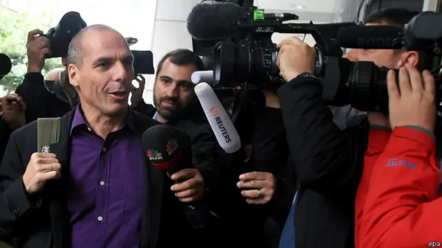 Ông Varoufakis đã phải đi vận động về nợ ở châu Âu