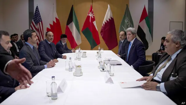 Kerry se reunió con los países del golfo.