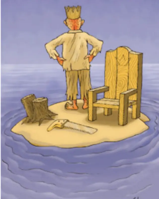 کارتون احسان گنجی، بی قانون 