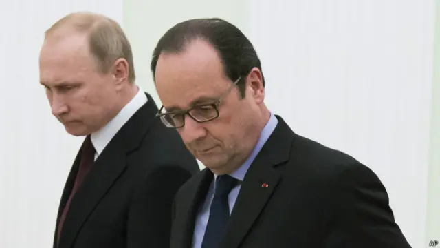 Путин и Олланд