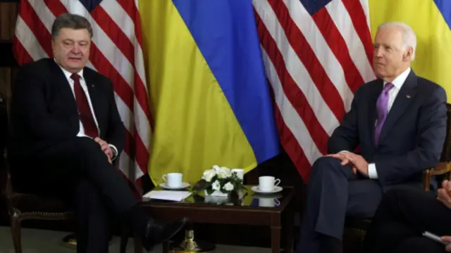 Петр Порошенко и Джо Байден