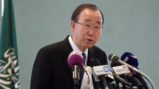 بان كي مون وصف الوضع في اليمن بأنه متدهور بصورة خطيرة