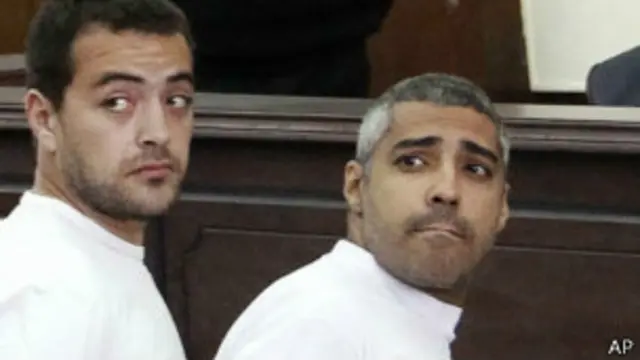 मोहम्मद फ़ाहमी और बहर मोहम्मद अल जज़ीरा पत्रकार