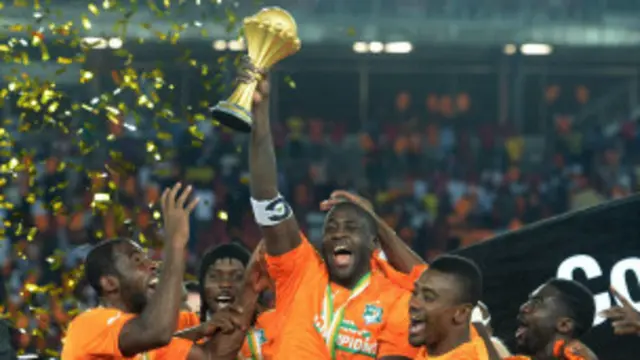 La joie des joueurs ivoiriens