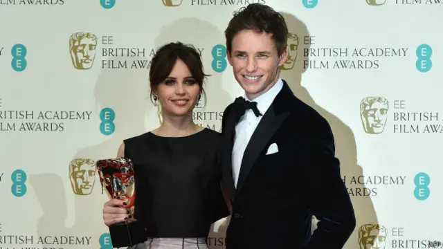 Эдди Редмэйн и Фелисити Джонс