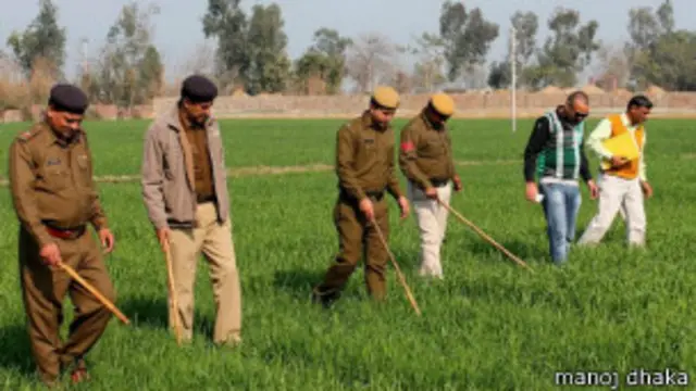 ခန္ဓာကိုယ် အစိတ်အပိုင်းတွေကို ဟာယာနာ ပြည်နယ်က လယ်ကွင်းထဲမှာ တွေ့ခဲ့