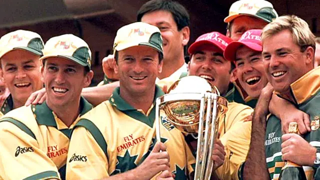 विश्व कप के साथ ऑस्ट्रेलियन टीम (फ़ाइल फोटो)