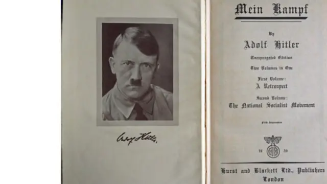 ترجمه انگلیسی "نبرد من" چاپ سال ۱۹۳۹، انتشارات هرست و بلکت