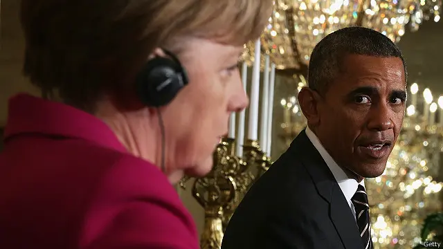 تعارض ميركل تسليح اوكرانيا بينما يؤيده اوباما