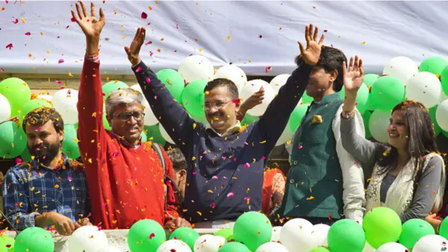 کیجریوال نے اپنے تمام حامیوں کا شکریہ ادا کیا اور کہا کہ ’جو سچائی کے راستے پر چلتے ہیں، کائنات کی طاقتیں بھی ان کی مدد کرتی ہیں۔‘