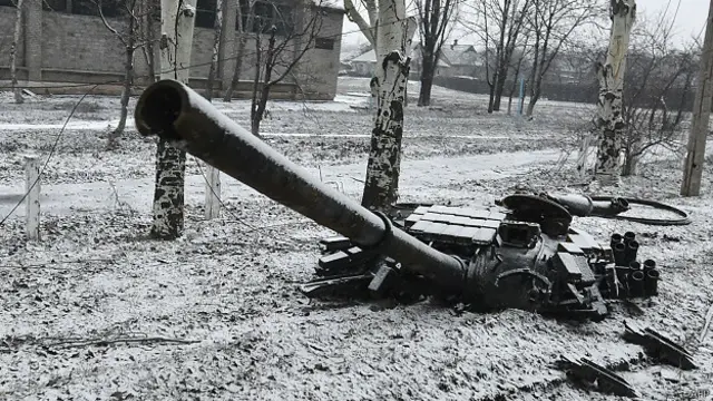 разбитый танк