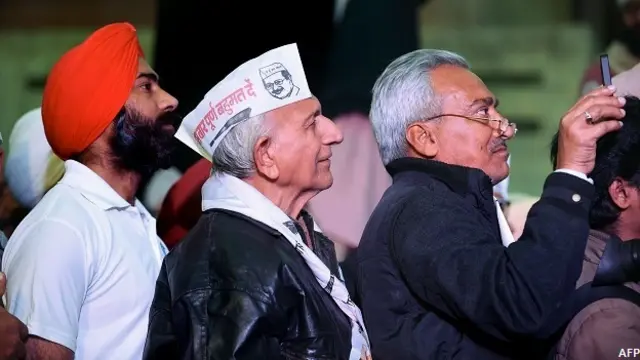 आम आदमी पार्टी के समर्थक