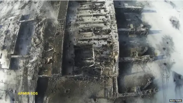 Los rebeldes han hecho grandes avances con la captura del aeropuerto de Donetsk.