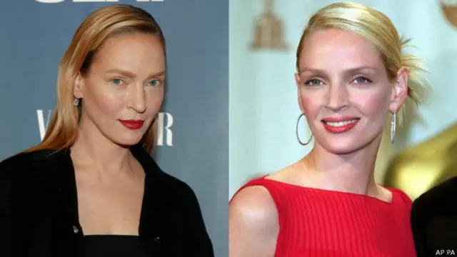 Uma Thurman antes y después