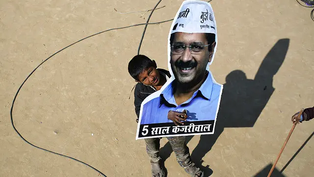 ’آپ‘ نے پانچ سال کیجریوال کے نعرے کے علاوہ بہت سے وعدوں کے ساتھ انتخابات میں کامیابی حاصل کی ہے