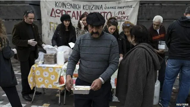 Chính sách khắc khổ đã làm cho nhiều người dân Hy Lạp rơi vào cảnh khó khăn