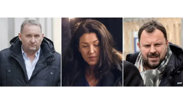 Fabrice Paszkowski (kiri), Virginie Dufour (tengah) and Emmanuel Riglaire (kanan).