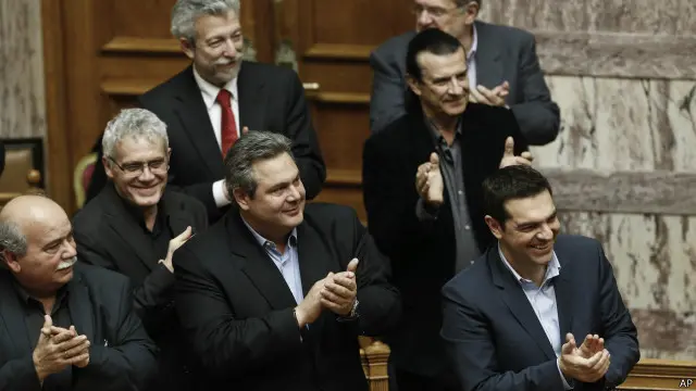 Tân chính phủ Hy Lạp đã thắng cử nhờ lời hứa chấm dứt gói cứu trợ mà Athens cho là đang bần cùng hóa nước này