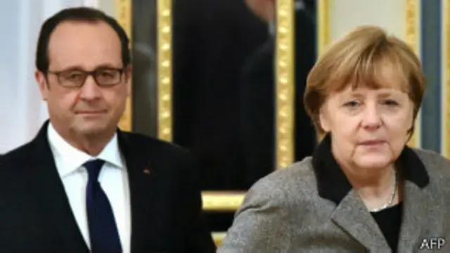 Merkel y Hollande