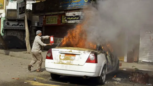 Disturbios en el cairo