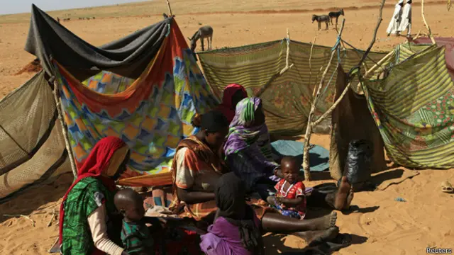 لاجئون في معسكر زمزم بدارفور