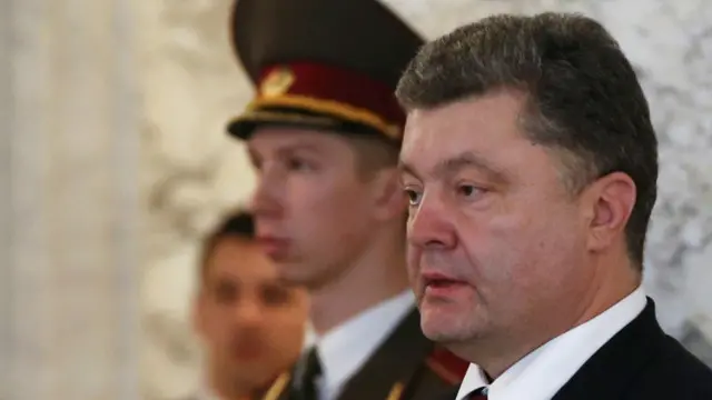 صدر پوروشینکو نےجنگ بندی کے مقررہ وقت سے کچھ ہی دیر پہلے اپنے کمانڈروں کو لڑائی بند کرنے کا حکم دیا تھا