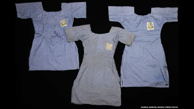 Школьная форма трех похищенных девочек в Нигерии