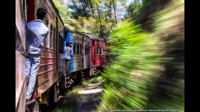 سری لنکنا میں ٹرین کا سفر