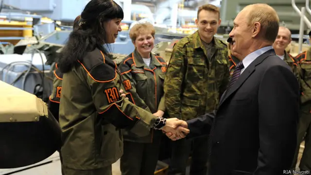 Путин на "Уралвагонзаводе"