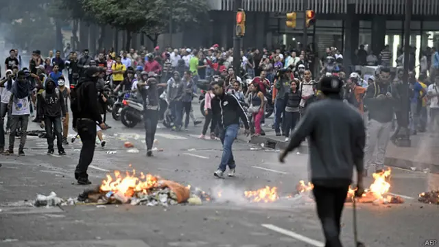 Protestas en Caracas