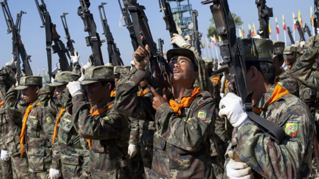 قتل الجنود على أيدي المتمردين في اقليم شان