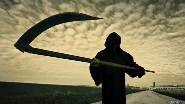 Imagen de La Muerte con su guadaña