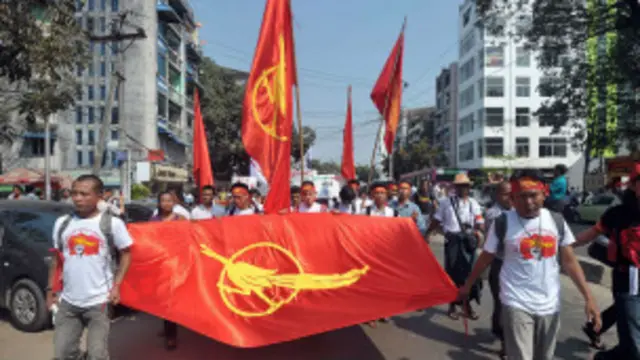 အစိုးရရဲ့ သတိပေးချက် ထွက်လာပေမယ့် ဆန္ဒပြ ချီတက်မှုတွေ ဆက်လုပ်သွားမယ်လို့ သပိတ်မှောက် ကျောင်းသားတွေ ပြော