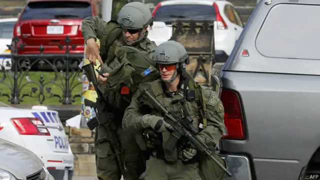 Вооруженные канадские полицейские (архивное фото 22 октября 2014 года)