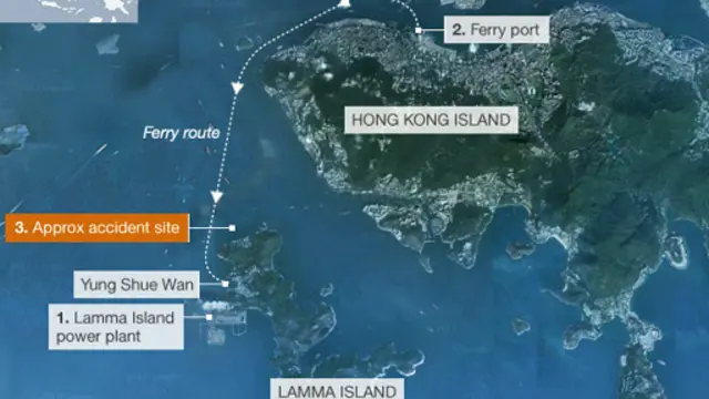 Tabrakan yang melibatkan dua kapal penumpang itu terjadi di perairan sekitar Pulau Lamma, Hong Kong, awal Oktober 2012 lalu.
