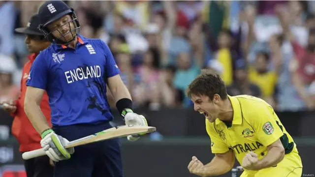 انگلینڈ کے بیٹسمین ایئن بیل کے چہرے سے میچ کا نتیجہ واضح نظر آ رہا تھا وہ آؤٹ ہونے والے تیسرے کھلاڑی تھے۔