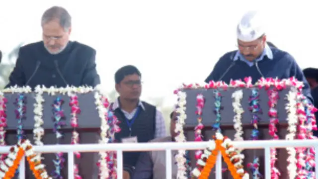 अरविंद केजरीवाल और नजीब जंग