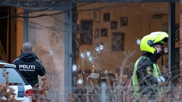哥本哈根咖啡馆枪击案现场（14/2/2015）