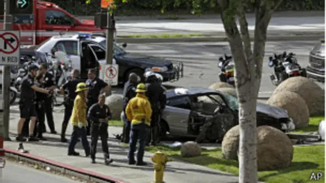 Accidente tras persecución policial