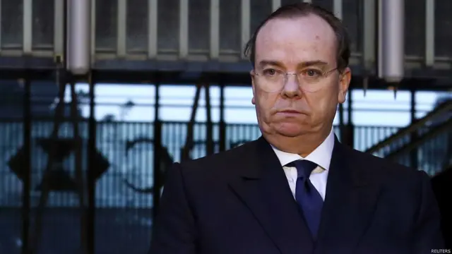 汇丰控股行政总裁欧智华（Stuart Gulliver）出席汇丰银行香港总行大楼广场重开仪式（29/1/2015）