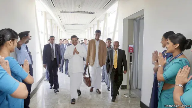 मैत्रीपाल सिरिसेना, श्रीलंका के राष्ट्रपति