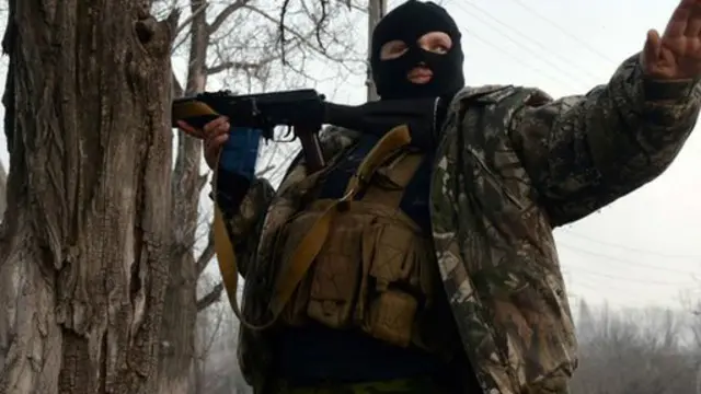 乌克兰叛军士兵